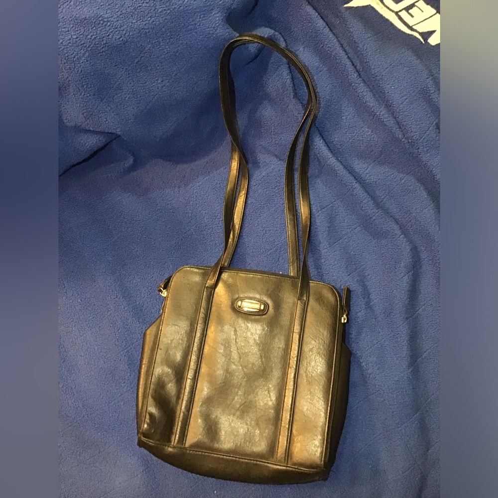 Black leather Purse